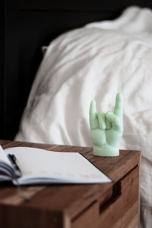 Baby YOU ROCK Candle Green