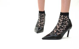 Bella - Calcetines de mujer en voile ultrarresistente - Versión calcetín alto