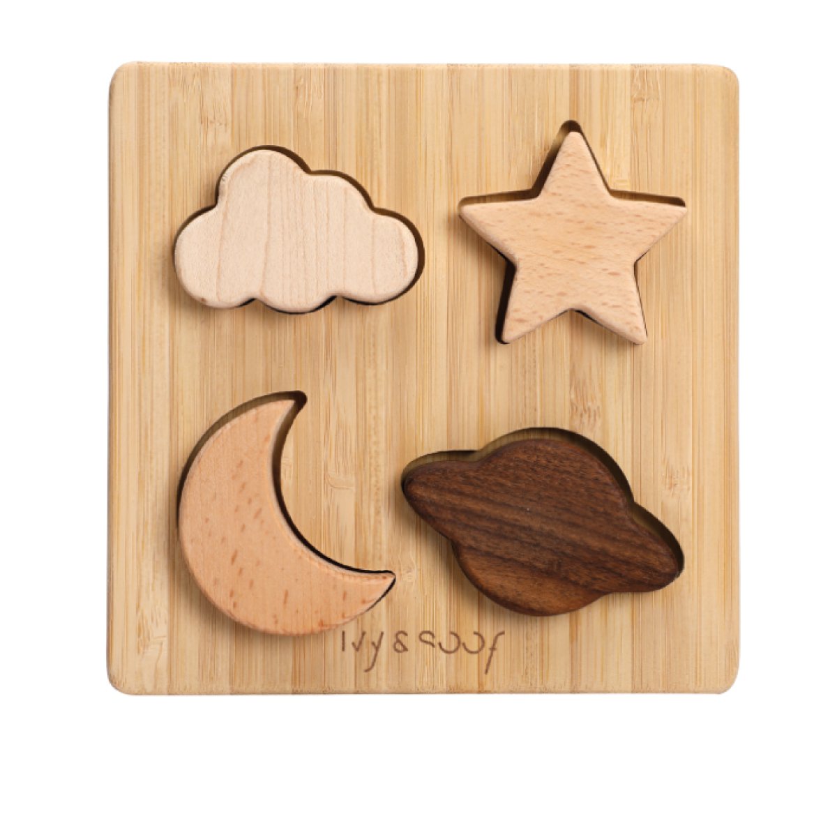 Baby-Puzzle aus Holz | Nachhaltiges Baby-Puzzle | Spielzeug aus Holz
