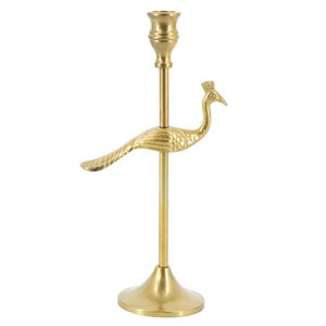 Kerzenhalter Vogel gold