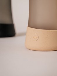 EQUA Squeeze Matte Glass Water Bottle
