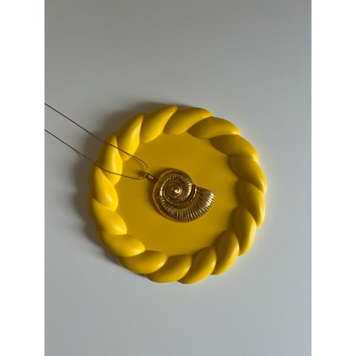 Vassoio Twist Giallo