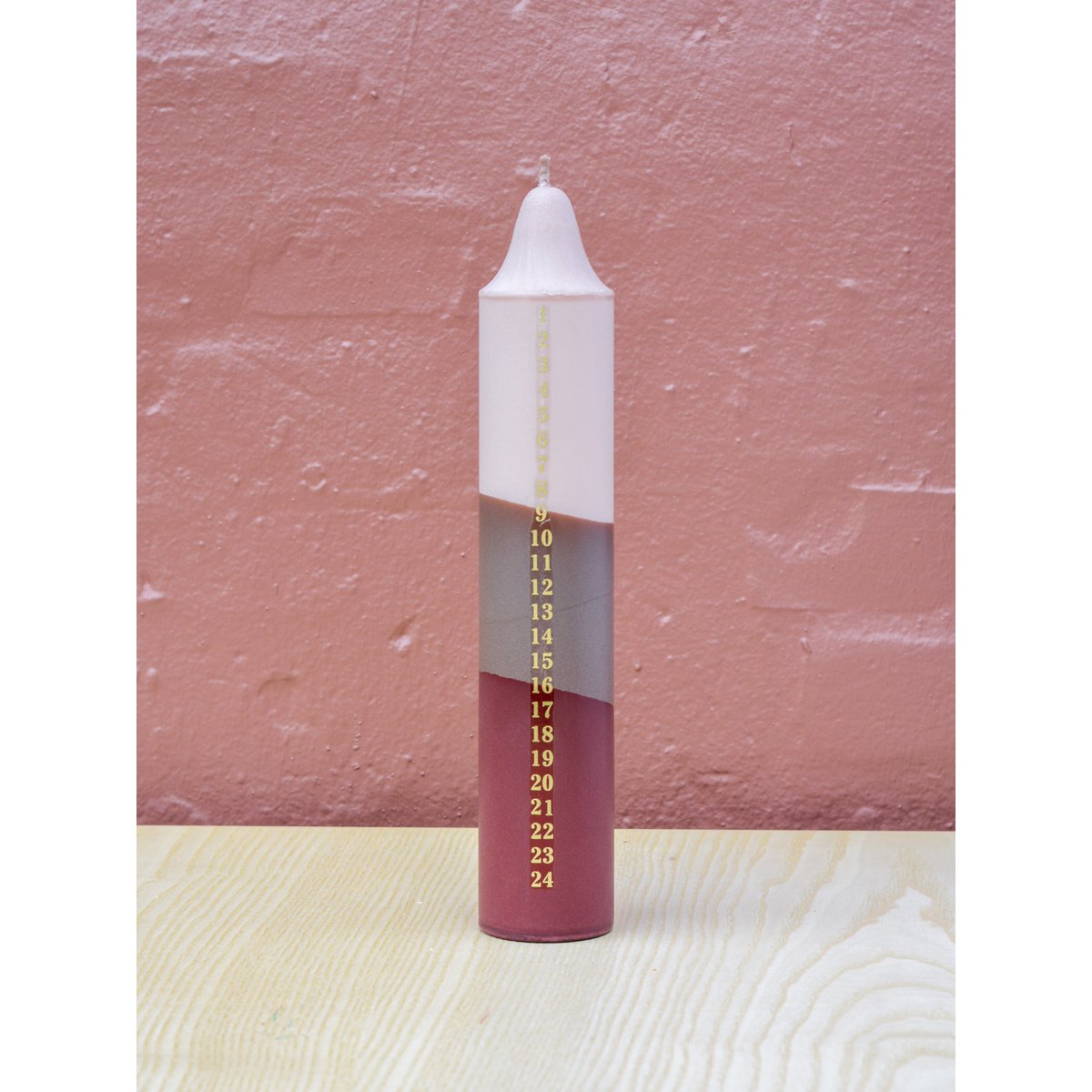 Adventslys Beige, Julekalender