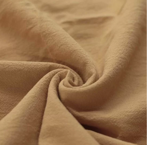 Crib sheet washed cotten CAMEL