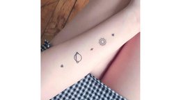Tijdelijke tattoo: Planeten