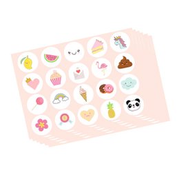 Beloningssysteem Zindelijkheid Meisje - Stickerkaarten en stickers