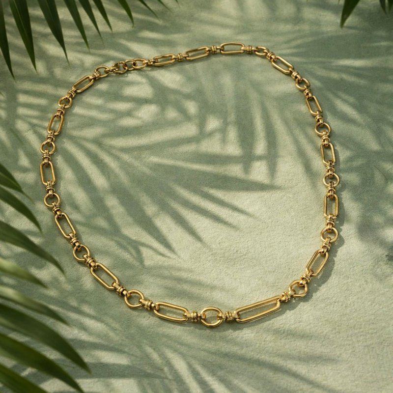 GOLDEN PULSE – Waterproof Gold Chain Necklace