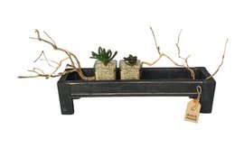 tray black berlin glass hold narrow 50