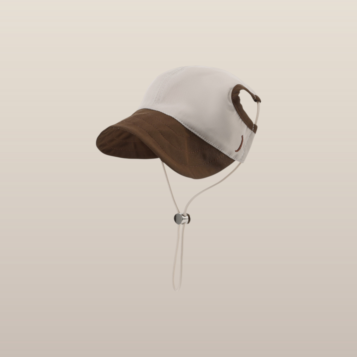 Chalky Hat – Protection UV et pluie pour animaux de compagnie – Taupe français