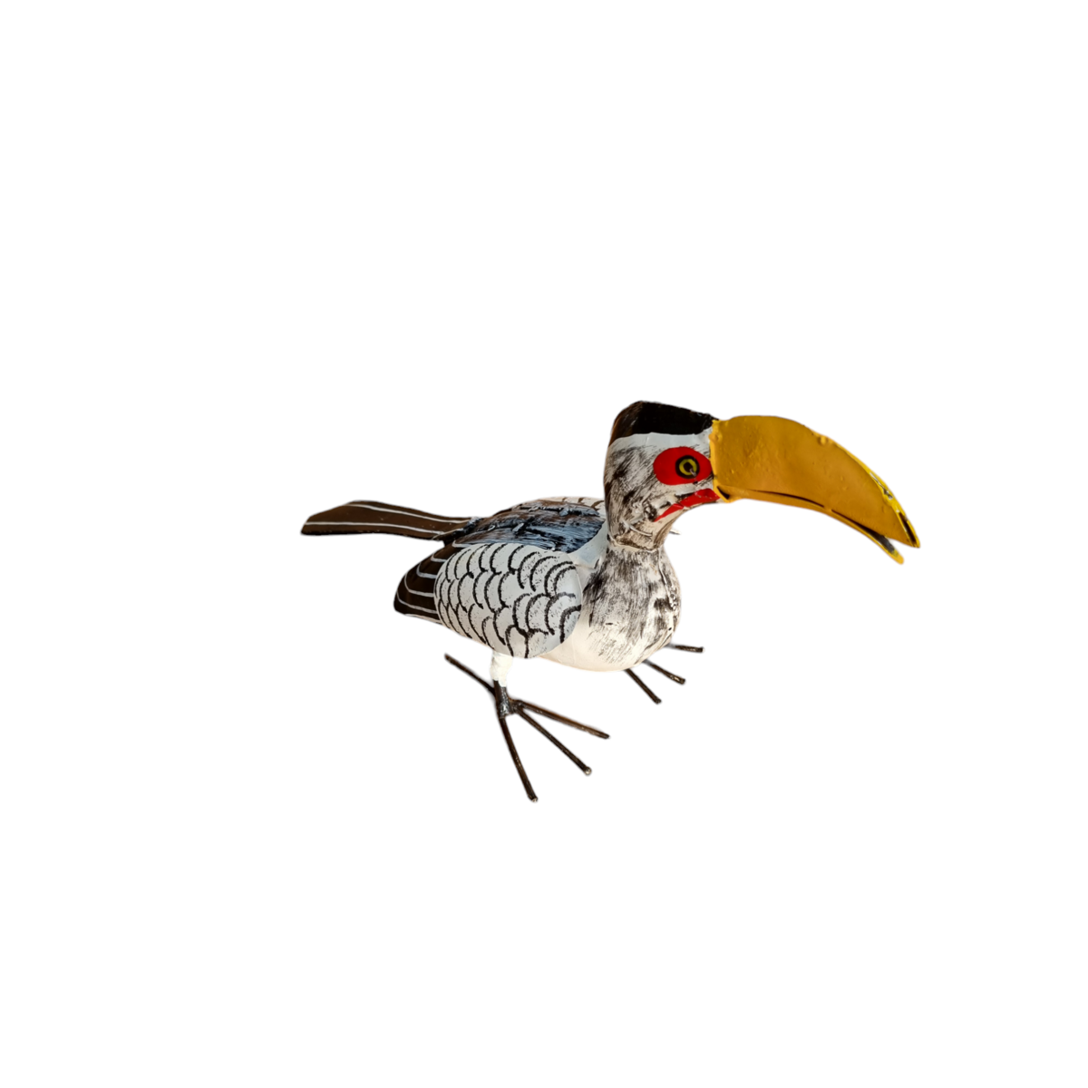METALEN GEEL GEfactureerde HORNBILL