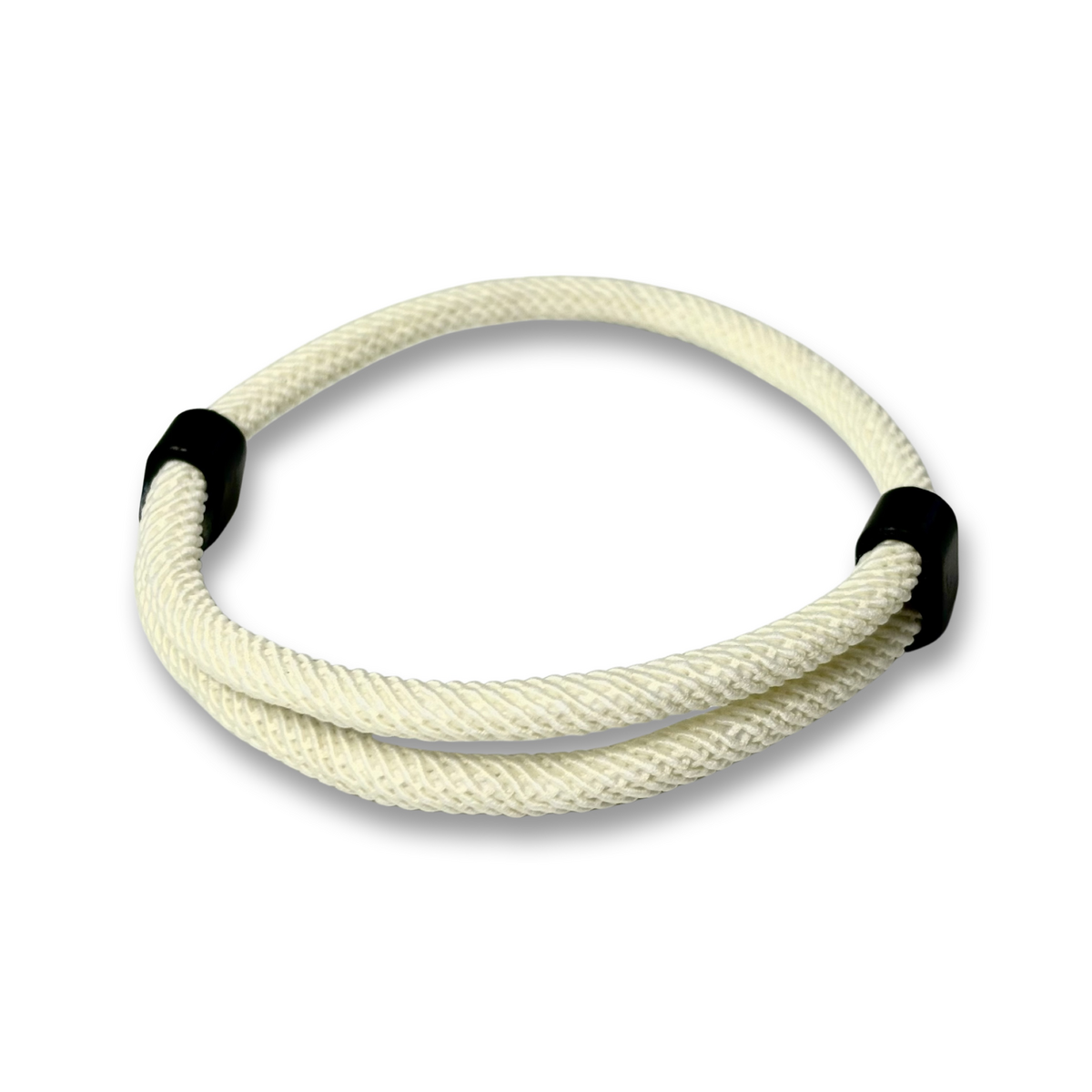 Pulsera de cuerda blanca