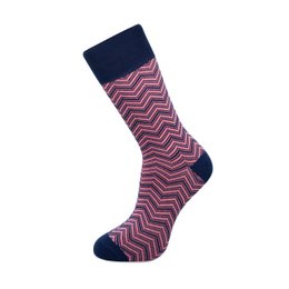 Geschenkdoos riem Ray en roze visgraatsokken