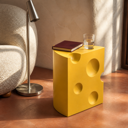 Cheese Slice Side Table