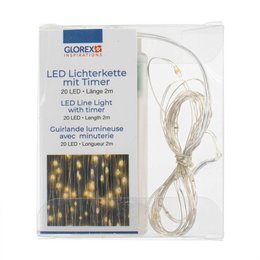 LED Lyskæde 20:00, timer