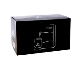 Yerba mate starter set: inox calebasse, bombilla, pennello e yerba