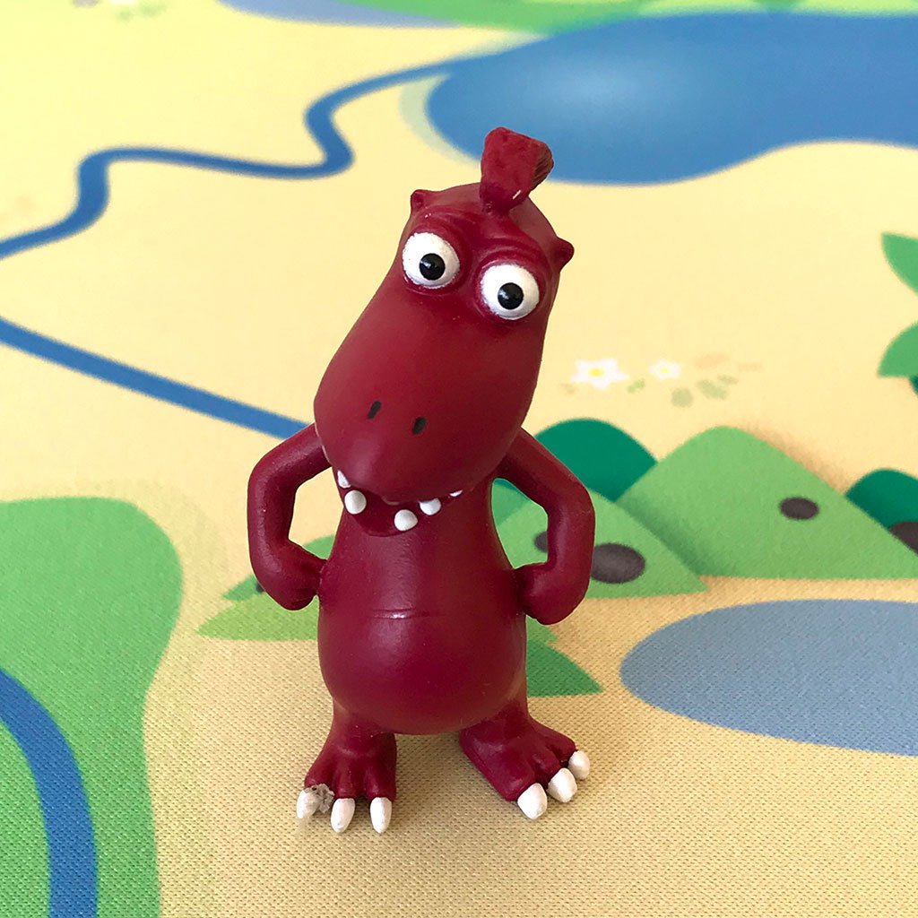 Tapete de juego - Little Dragon Coconut Dragon Island con figuras