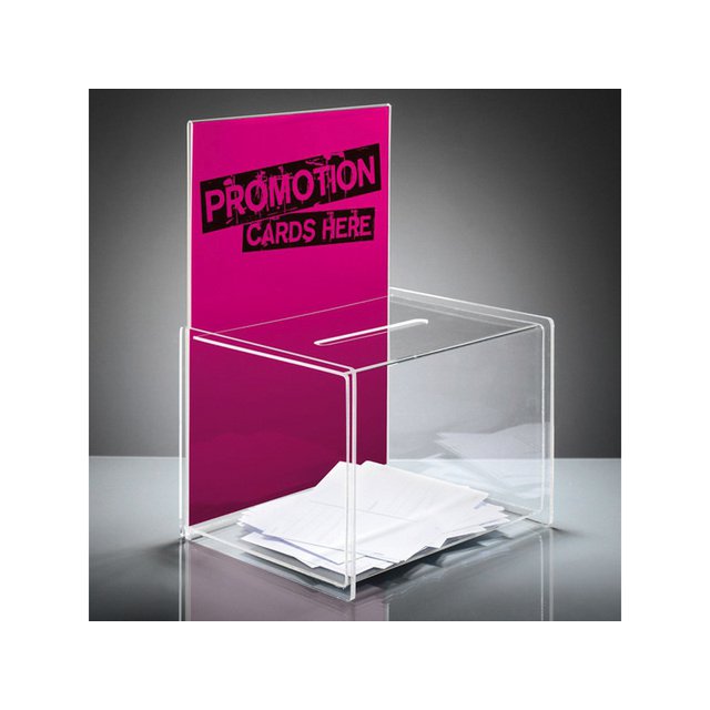 Boîte promotionnelle Sigel transparente 225x300x170mm + insert pour A4