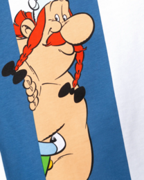 koaa – Ásterix og Obelix “Guck Guck” Stripes – T-shirts blå