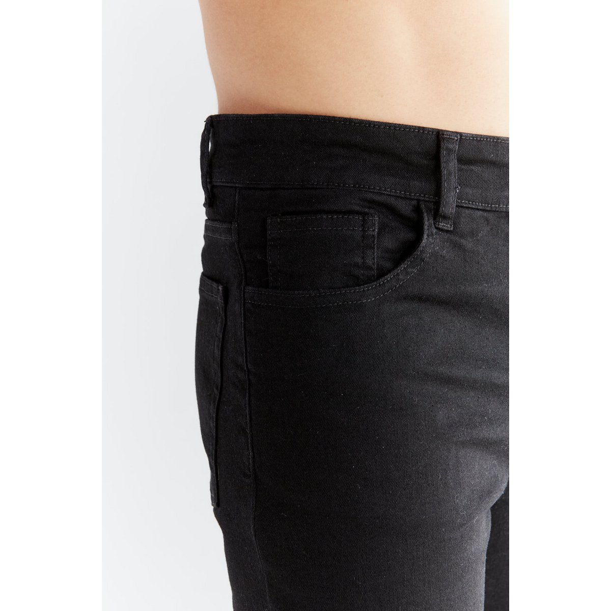 MD1015-104 | Herren Skinny Fit - Coal Black