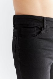 MD1015-104 | Coupe skinny pour hommes - Noir charbon