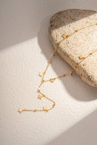 Elegante raffinierte Edelstahlkette minimalistische trendige rostfreie Edelstahl