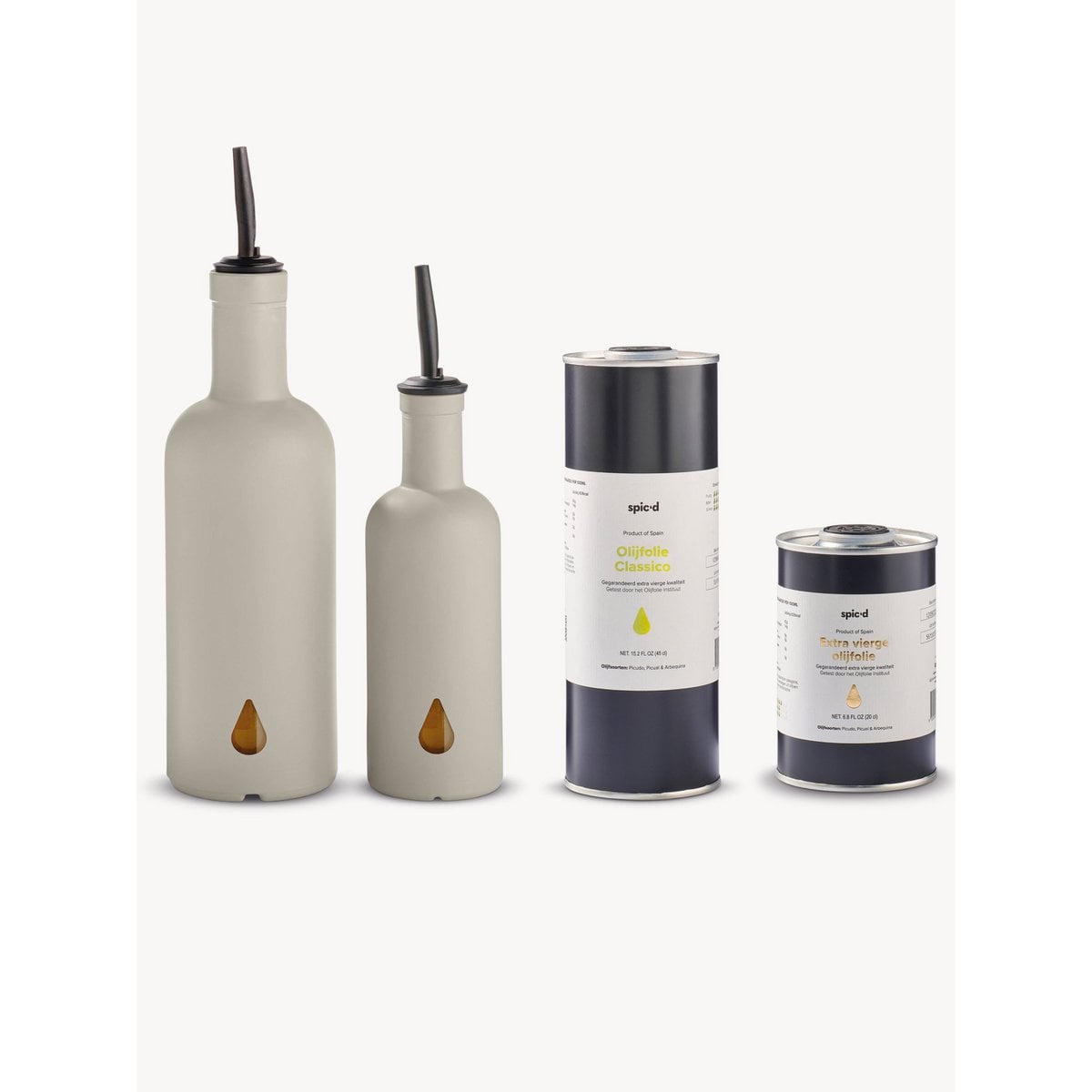 Dúo 'Drizzle & Sizzle' de aceite de oliva especiado | arcilla caliente