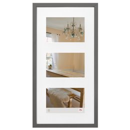Peppers galleriramme i træ 3X10x15 GRÅ