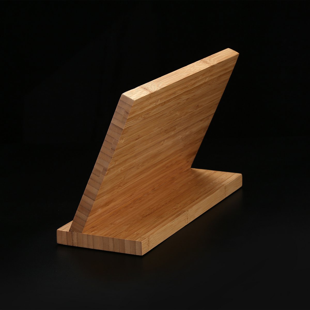Izumi Ichiago bamboo magnetic knife holder for 5 knives