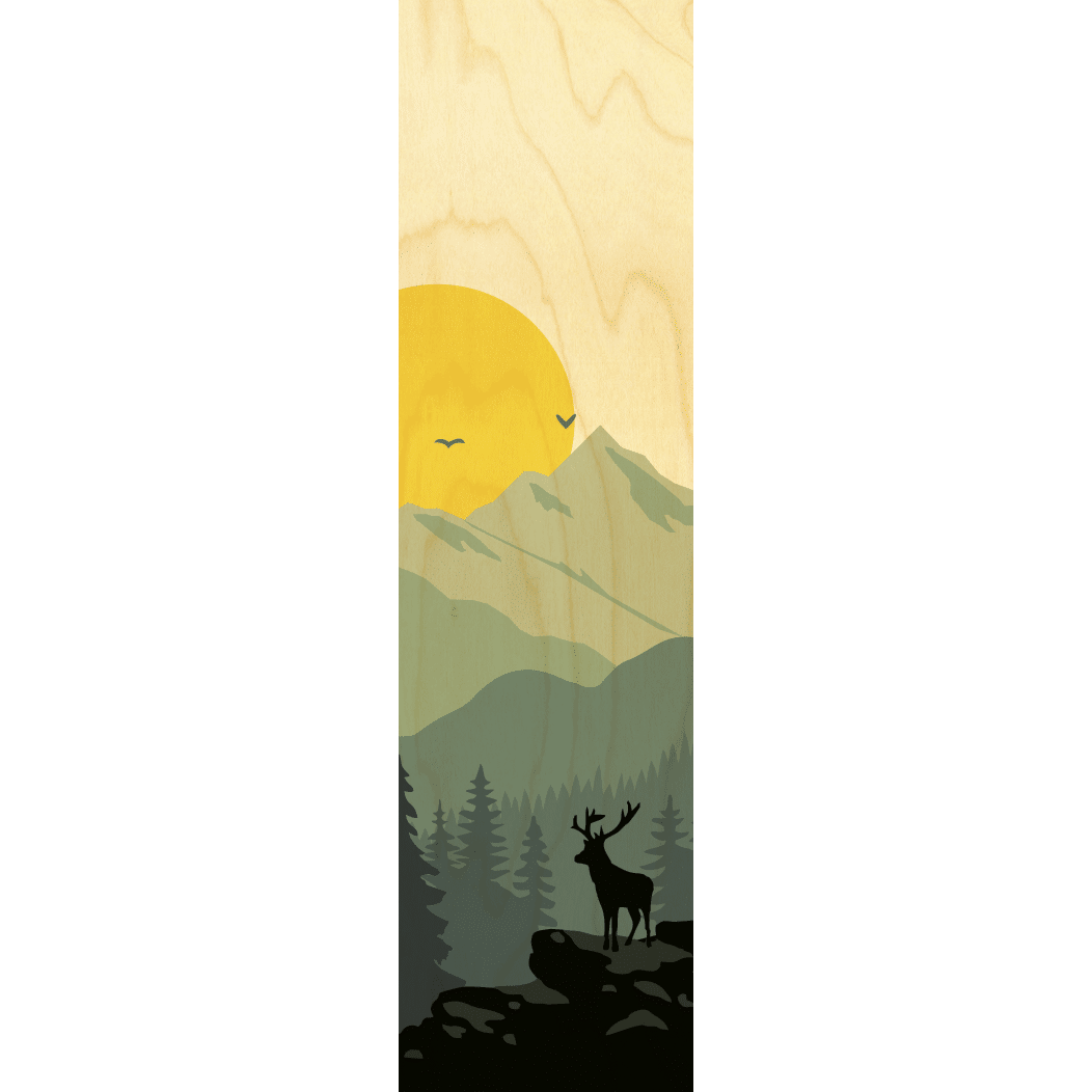 MARQUE PAGE BOIS NATURE SAUVAGE