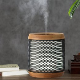 Ultrasonic Diffuser – Elipsia – Originality and Quality – Bamboo and Metal – Healthy Diffusion of Essential Oils – Interior Decoration