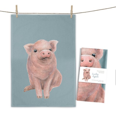 Geschirrtuch Lucky Piglet