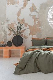 Linen bedding set / Nordic Moss
