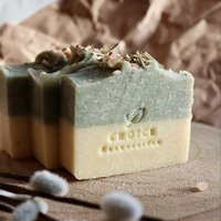 Natural soap "Lemongrass" with Himalayasalz, vegan, palm oil -free