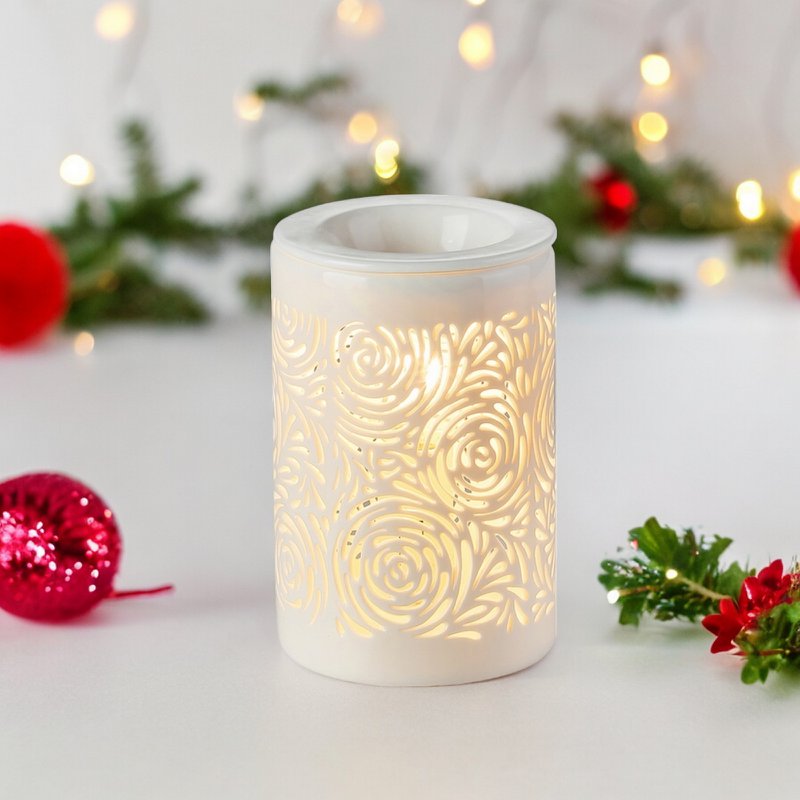 Difusor de Calor Suave – Calorya n°8 – en Porcelana Fina – Lámpara de Ambiente y Difusión – Idea de Decoración y Regalo