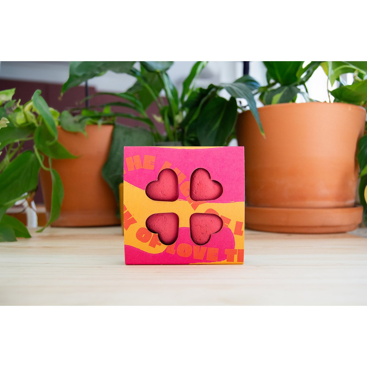 Bombas de semillas plantables - Suerte del amor