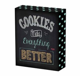 Wooden decor Cookies 18x13 cm