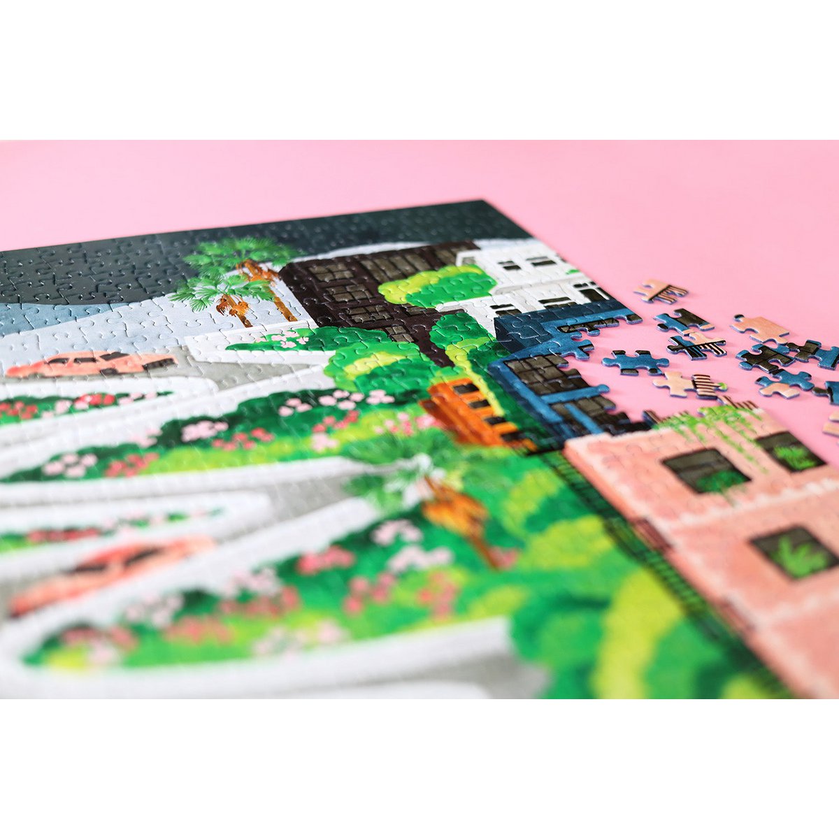 LOMBARD STREET - Jigsaw Puzzle 1000 brikker