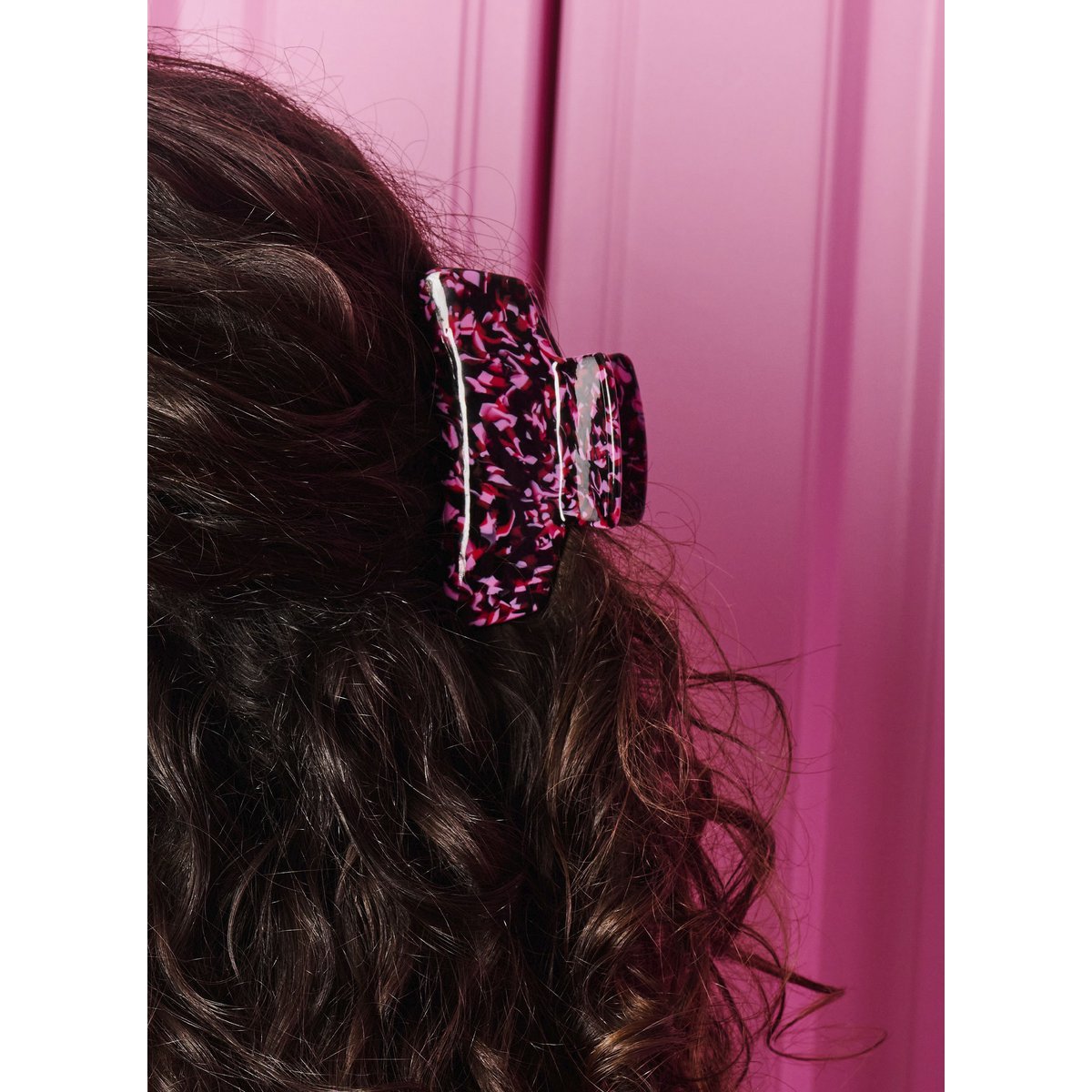 Hair clip Megan black/purple
