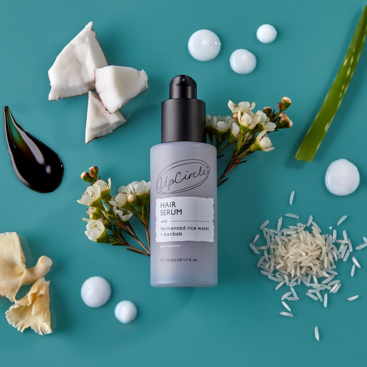 Vegan warmtebeschermingshaarserum - 500 ml bulkvulling