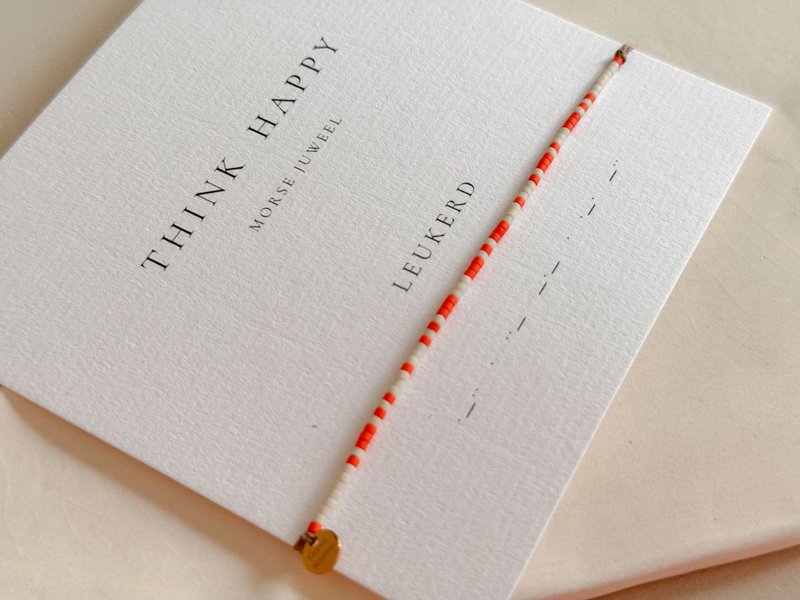 Morse Armband - LEUKERD