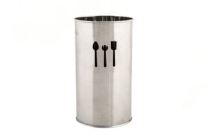 CUBERTERO INOX 10X10X18 PLATEADO PC185867