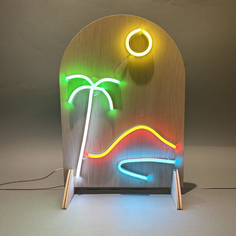Neon førte oase