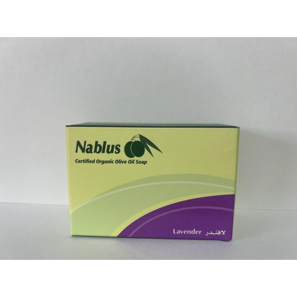Nablus Soap sapone all'olio d'oliva biologico alla lavanda, 100 g