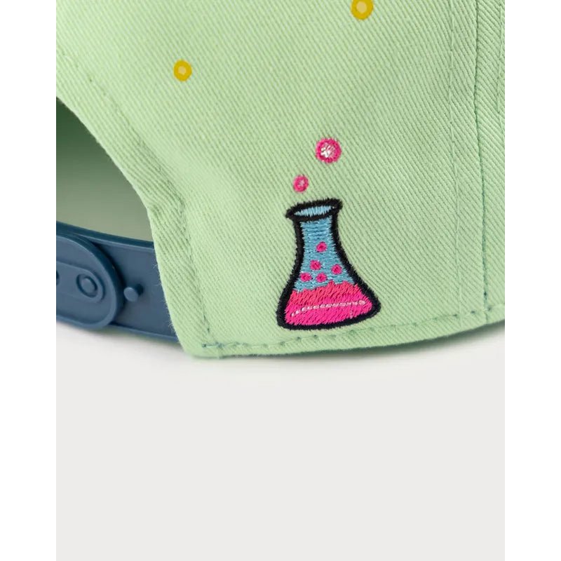 Koaa-the Maus "Chemiker"-Snapback Kids Light-Green/Blue