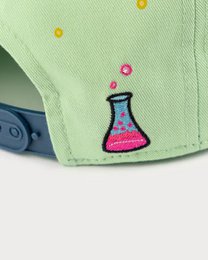 Koaa-the Maus "Chemiker"-Snapback Kids Light-Green/Blue