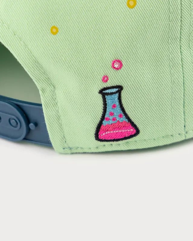 Koaa-the Maus "Chemiker"-Snapback Kids Light-Green/Blue