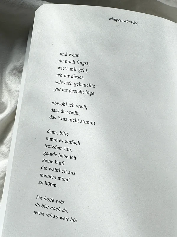 Digtsamling "Øjenvippeønsker"