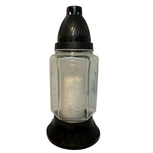 Grab lamp Glass Aaron, H24 cm, clear