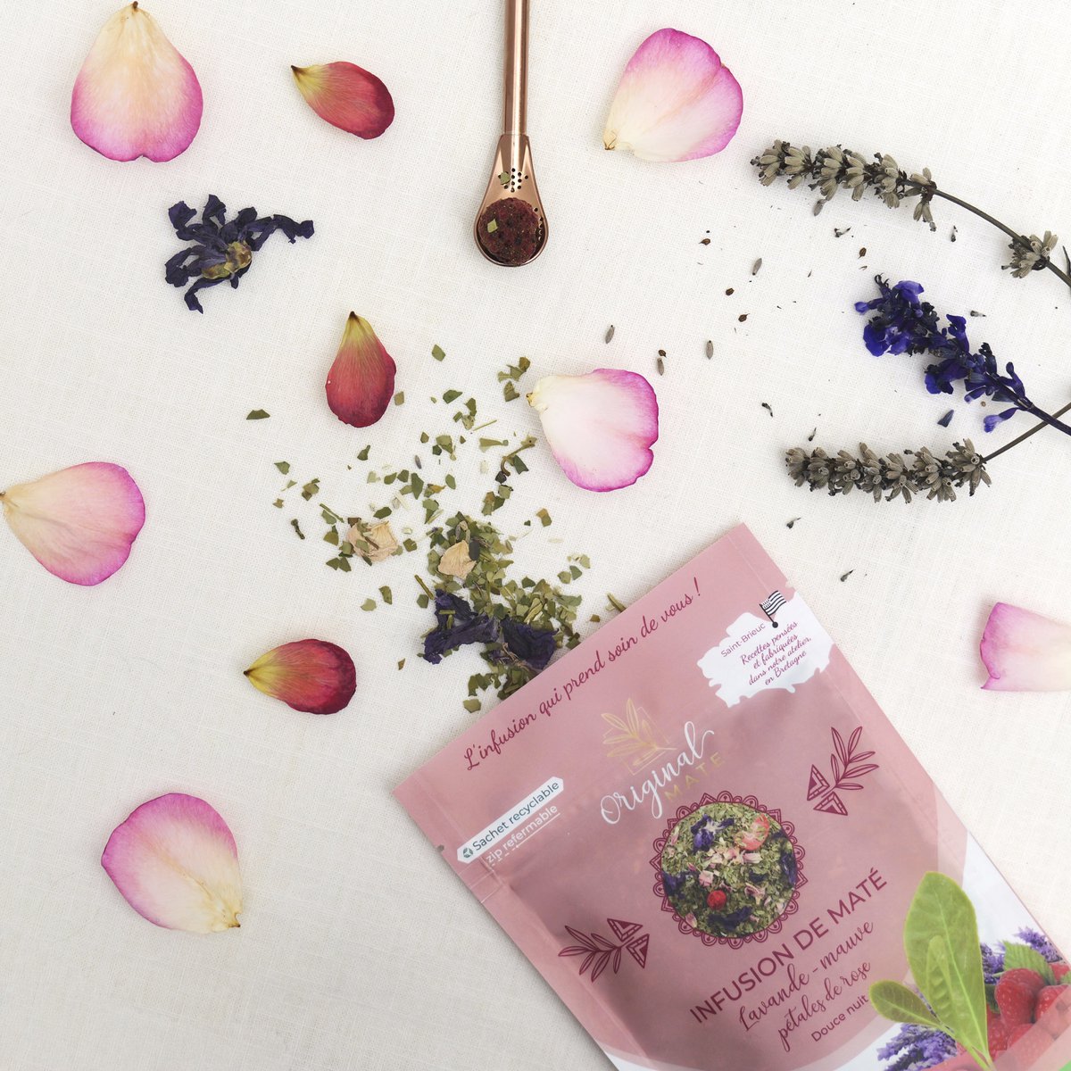 Mate Lawenda, Malwa, Płatki Róż Organiczne - Gotowe do sprzedaży lub luzem