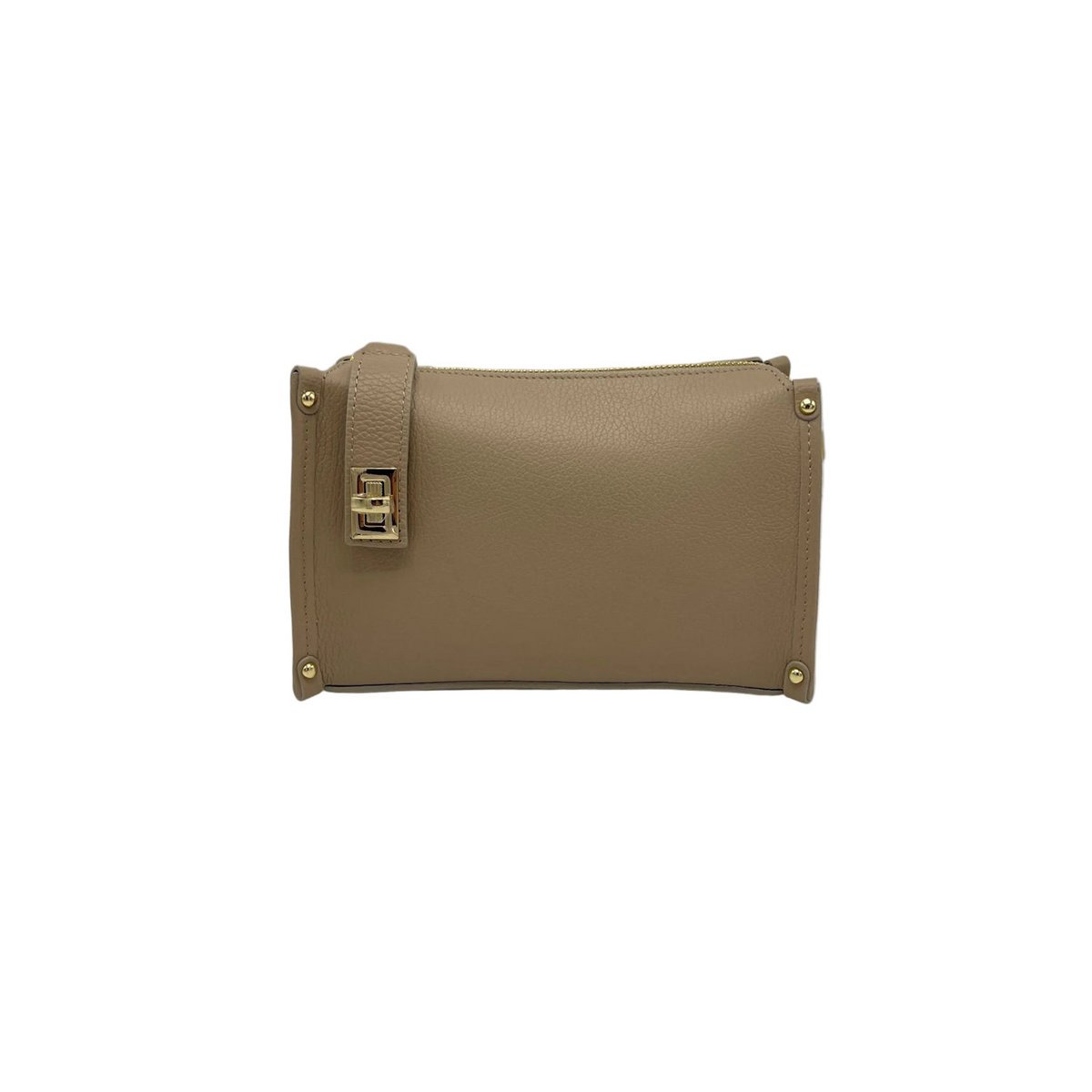 Boxy crossbodytas van echt leer, gemaakt in Italië, art. 112759